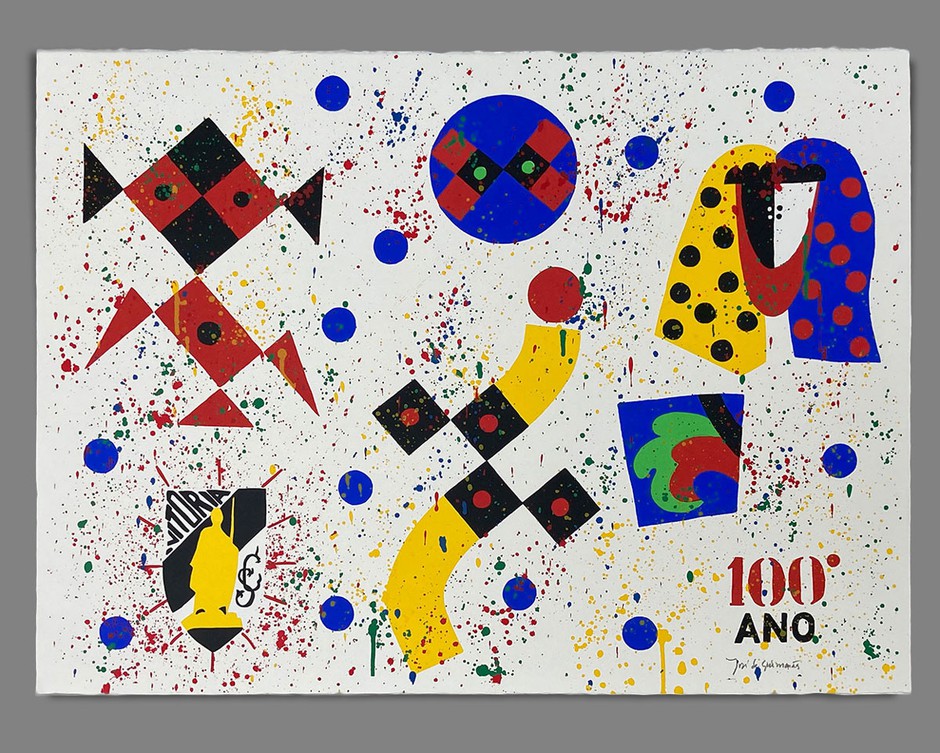 Serigraph by José de Guimarães published at the CPS marks the centenary of Vitória de Guimarães