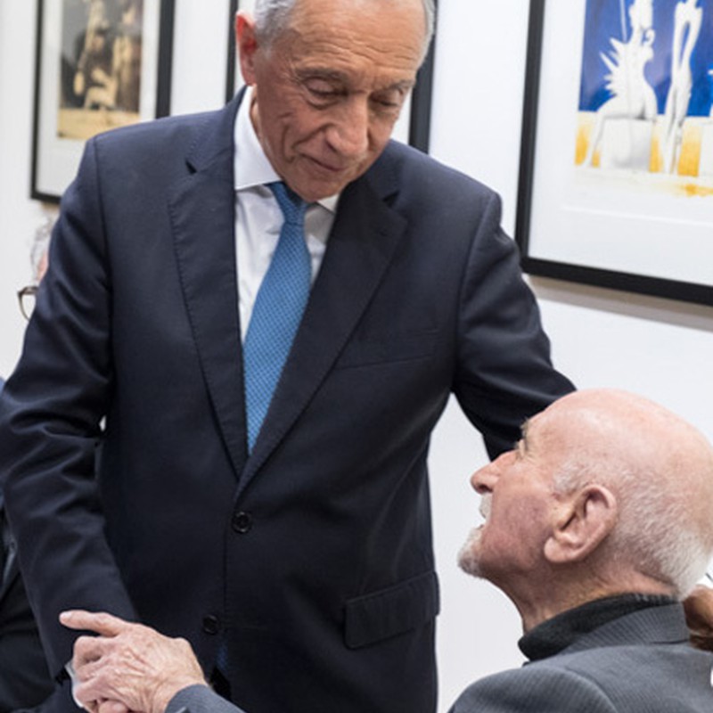 Cruzeiro Seixas honored by CPS and Marcelo Rebelo de Sousa